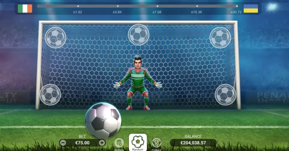 Virtual Penalty Shootout Gameplay on 1win Kenya – Live Screenshot